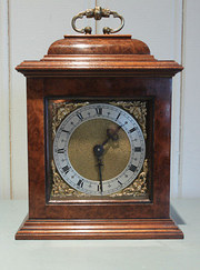 antique clocks & timepieces burr walnut bracket clock by m Burr Walnut Bracket clock by M