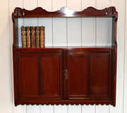Edwardian Mahogany Wall Cabine
