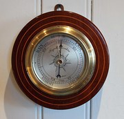 antique barometers and barographs edwardian mahogany and inlay a Edwardian Mahogany and Inlay A