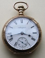 Engraved Elgin Pocket Watch