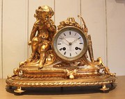 Ormolu Mantel Clock France c 1
