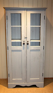 antique furniture painted two door cabinet Painted Two Door Cabinet