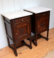 Pair Of Solid Oak Bedside Cabi