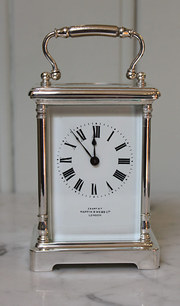 Silver Plated Timepiece Carria