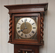 antique clocks & timepieces small oak longcase clock germa Small Oak Longcase Clock Germa