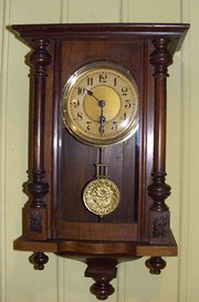 Small Vienna style wall clock