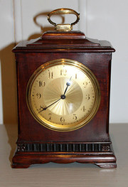 Small mahogany bracket clock E