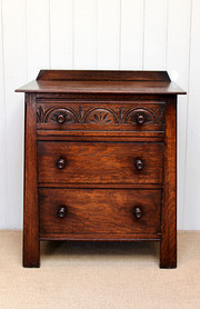 Solid Oak Arts And Crafts Infl