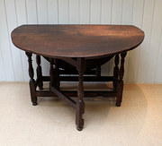 Solid Oak Gateleg Table Englis