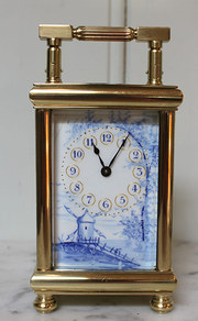 Unusual Enamel Panel Carriage