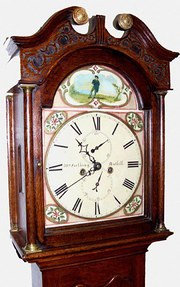 antique clocks & timepieces unusual scottish golfing longc Unusual Scottish Golfing longc