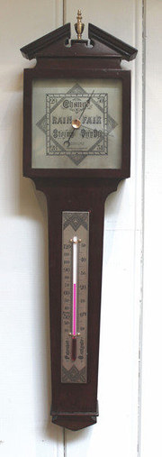 antique barometers and barographs unusual inverted aneroid barom Unusual inverted aneroid barom