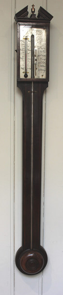 Mahogany Stick Barometer