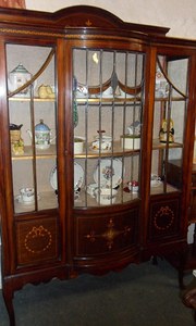 edwardian display cabinet