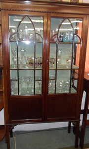 edwardian display cabinet