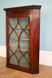 George III Antique Mahogany Gl