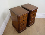 Mahogany Pair of Bedside Chest