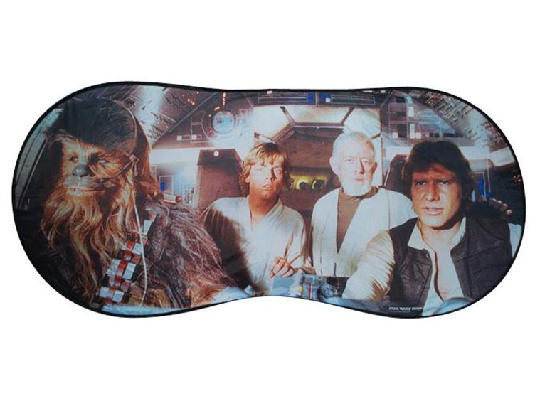 Star Wars' Millennium Falcon car sun shade