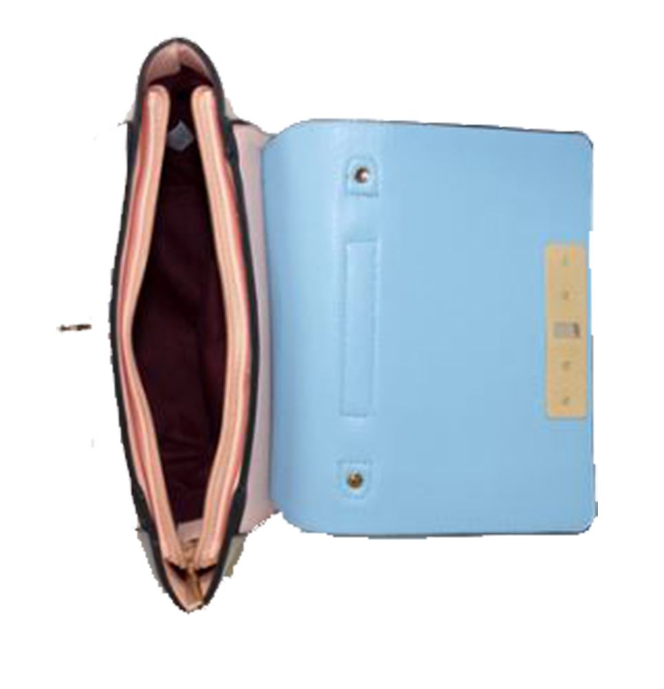New Ladies Tote Multi Toned Handbag Twist Lock Handbag Elegant Casual