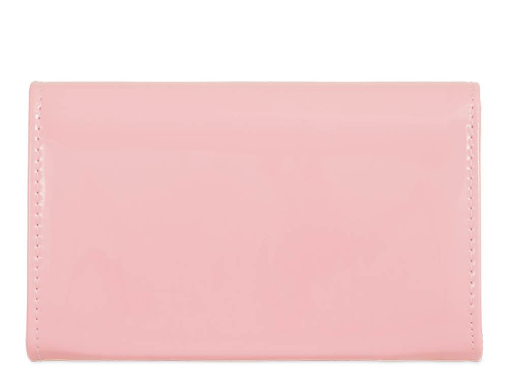 LADIES NEW PATENT GOLD SILVER METAL TRIM EVENING PARTY PROM BRIDAL CLUTCH BAG