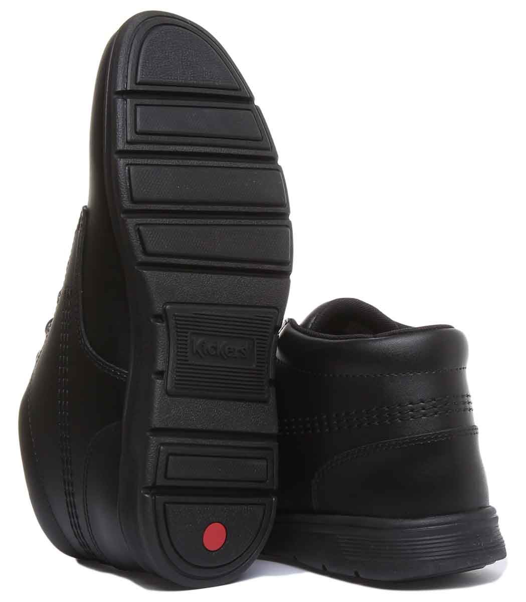 Kickers Kelland Lace Bt Kelland Lace Hi Boots In Black Size UK 3-6