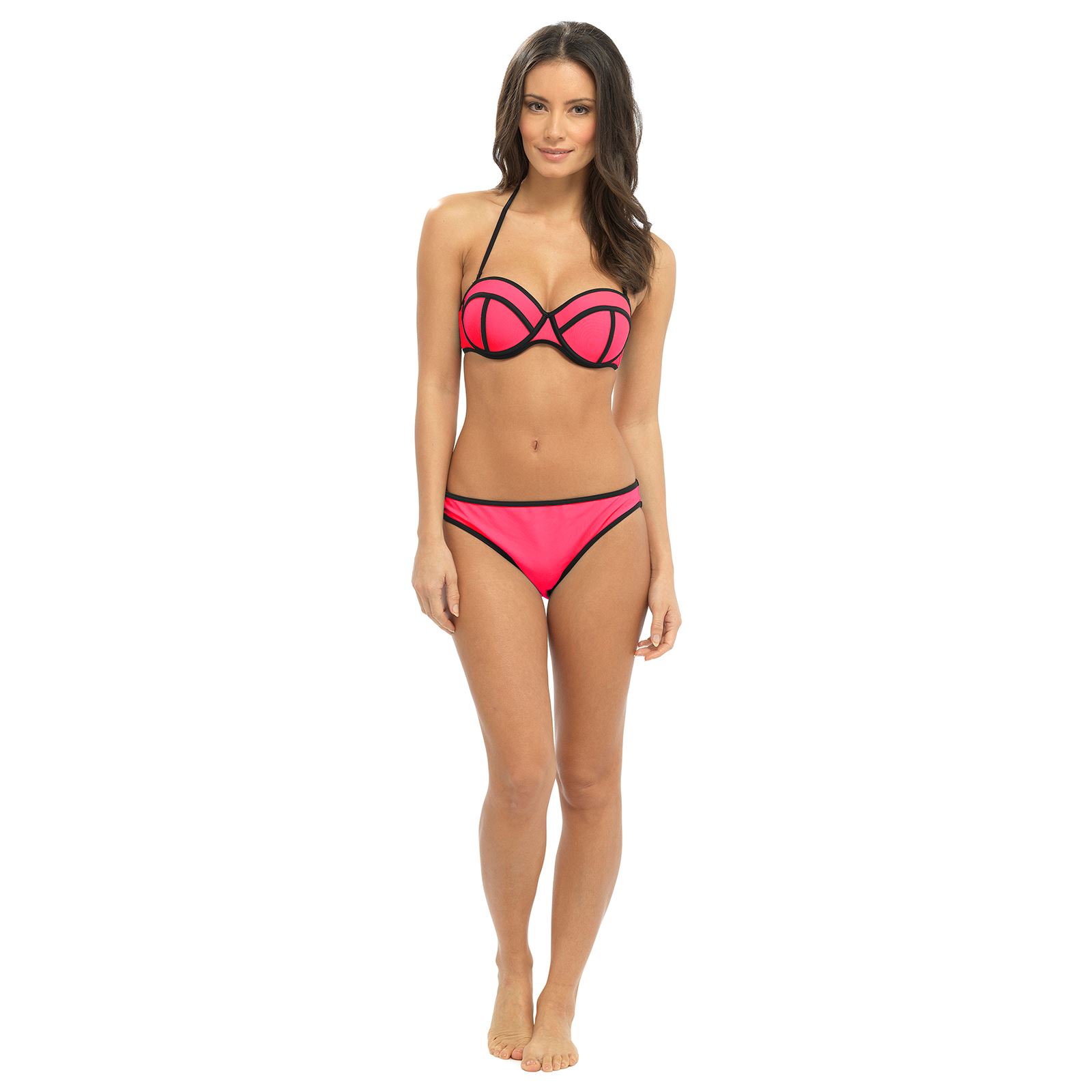 New Womens Bikini Swimwear Swimsuit Beach Wear Swim Suit Padded Bandeau Crochet