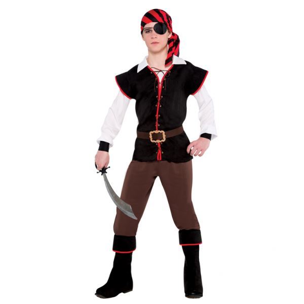 Ragazzi Costume Pirata Costume Libro Settimana E ACCESSORI LOTTO