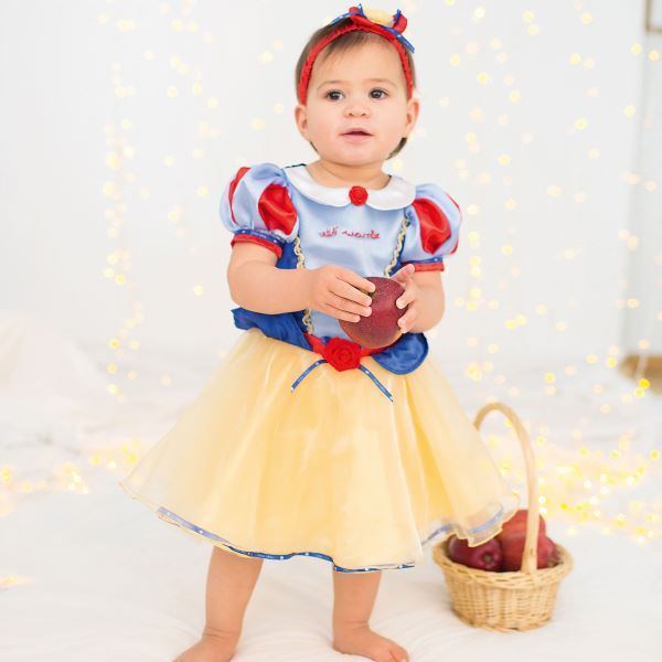 Disney Baby Snow White Princess Dress Toddler Babies Costume Outfit