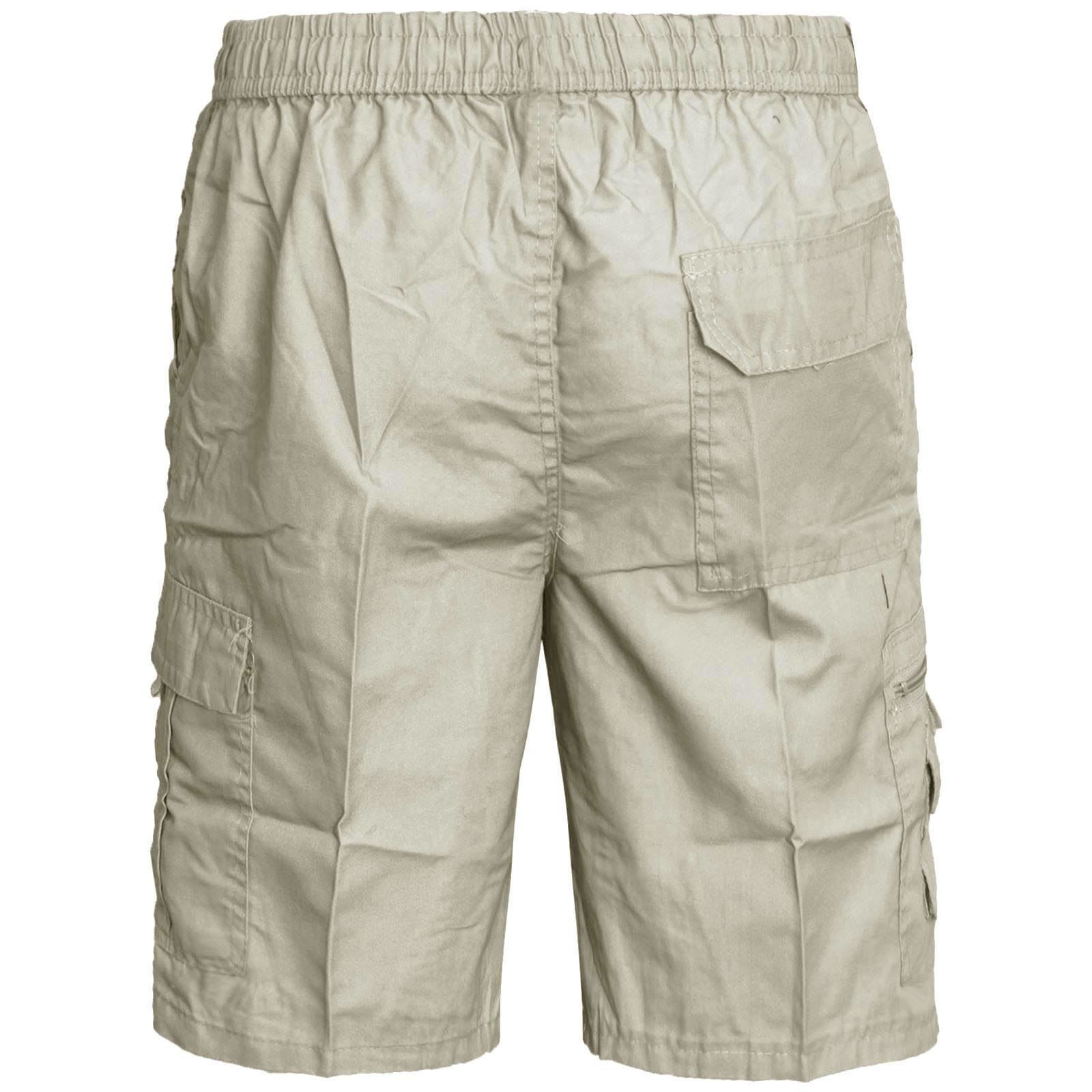 NEW MENS ELASTICATED WAIST KNEE LENGTH 
