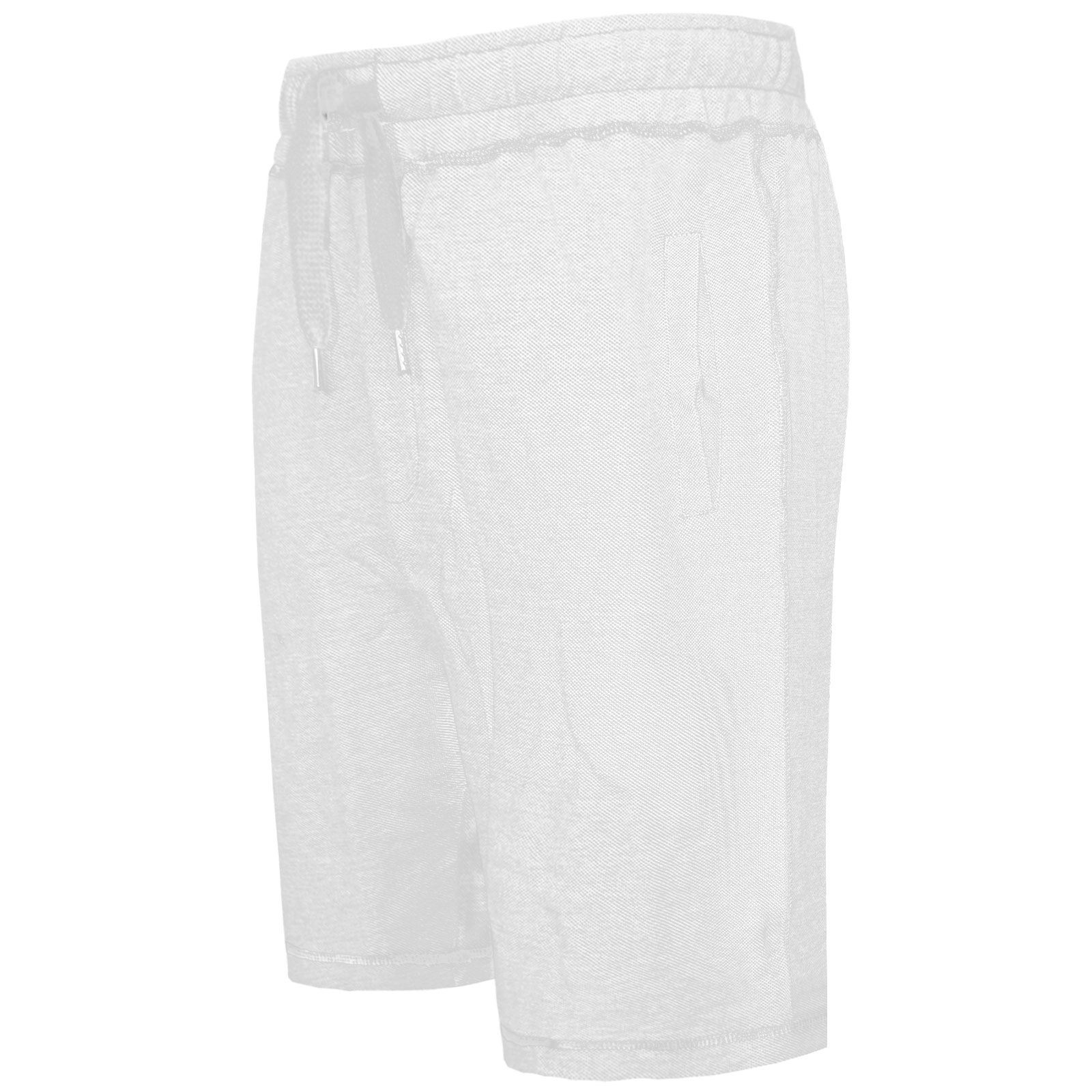 MENS KNEE SHORTS FITNESS SWEATPANTS GYM BOXING ELASTICATED SPORTS JOGGING S-2XL