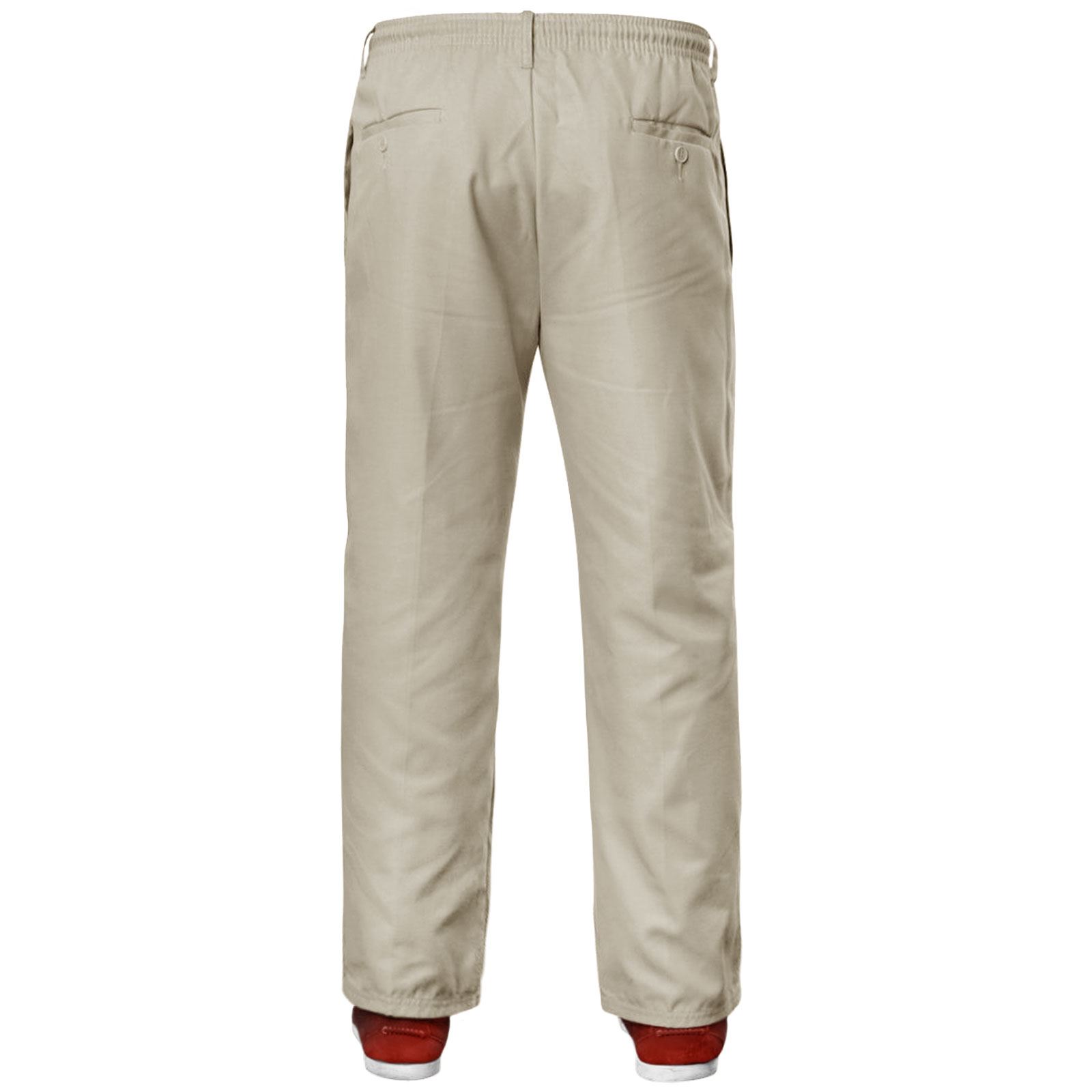 NUOVA linea uomo elastico in vita Lavoro Casual Rugby Pantaloni Pantaloni Pantaloni Smart Plus
