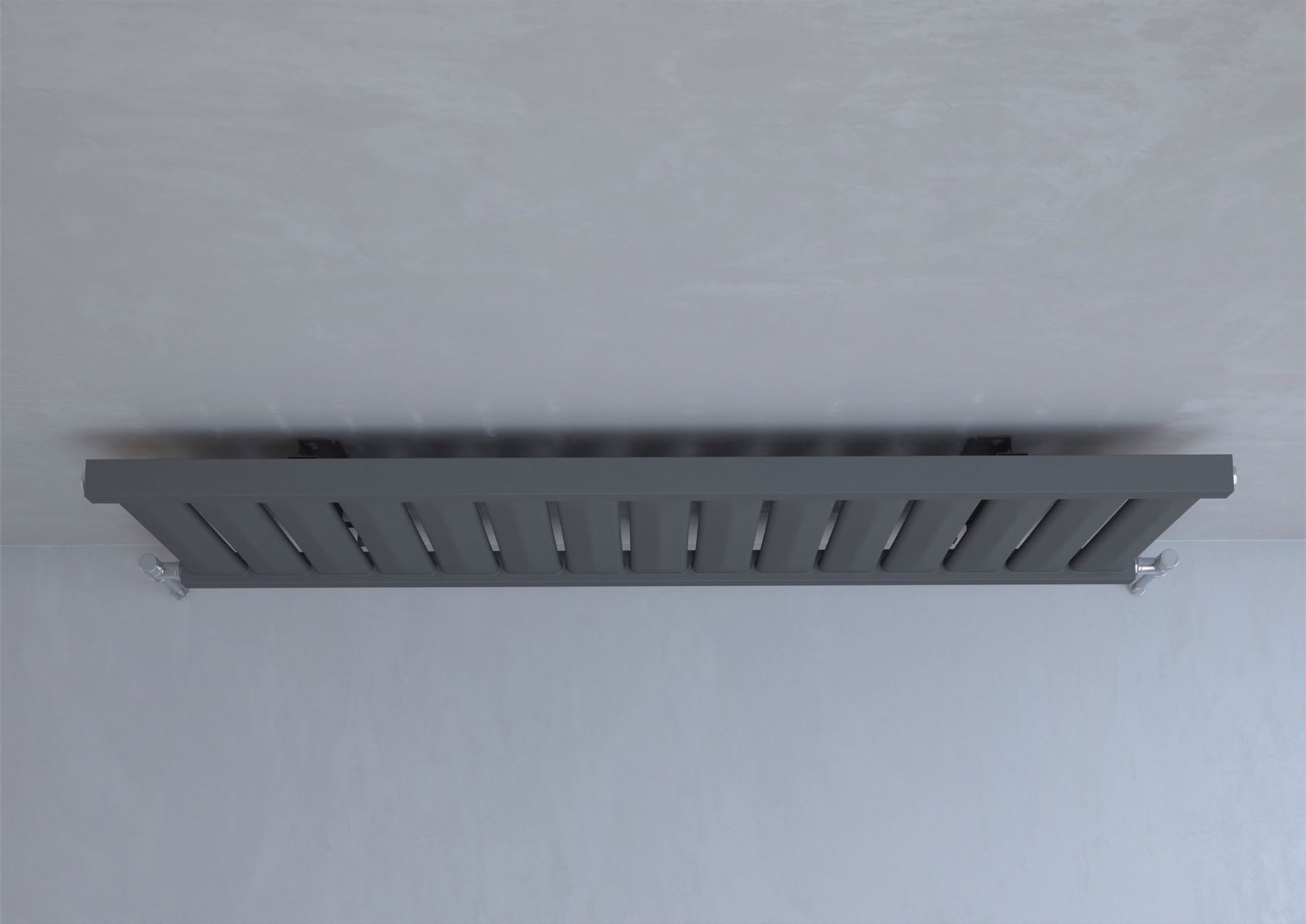 4 Sizes Kudox /"Elmas/" Satin White /& Anthracite Slimline Designer Radiators