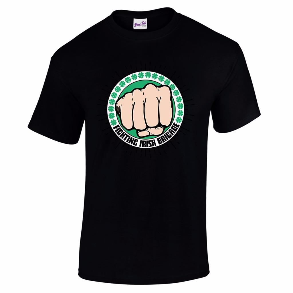 Fighting Irish Brigade St Patricks Day Funny Men/'s T Shirt