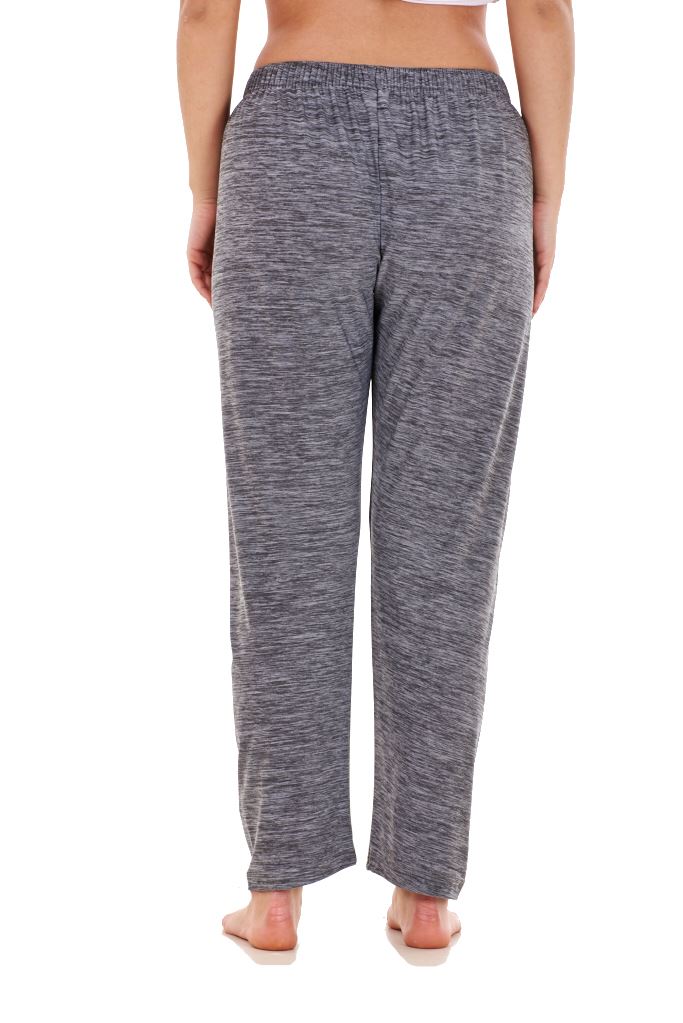 Ladies Women Trouser Elasticated Tapered High waist ITY Regular Pants Black