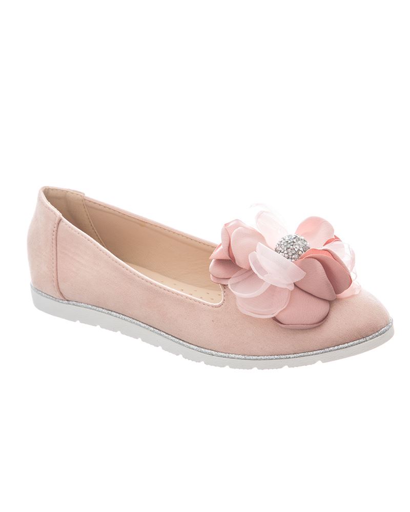 Womens Ladies Floral Slip On Applique Diamante Flip Flop Casual Shoes