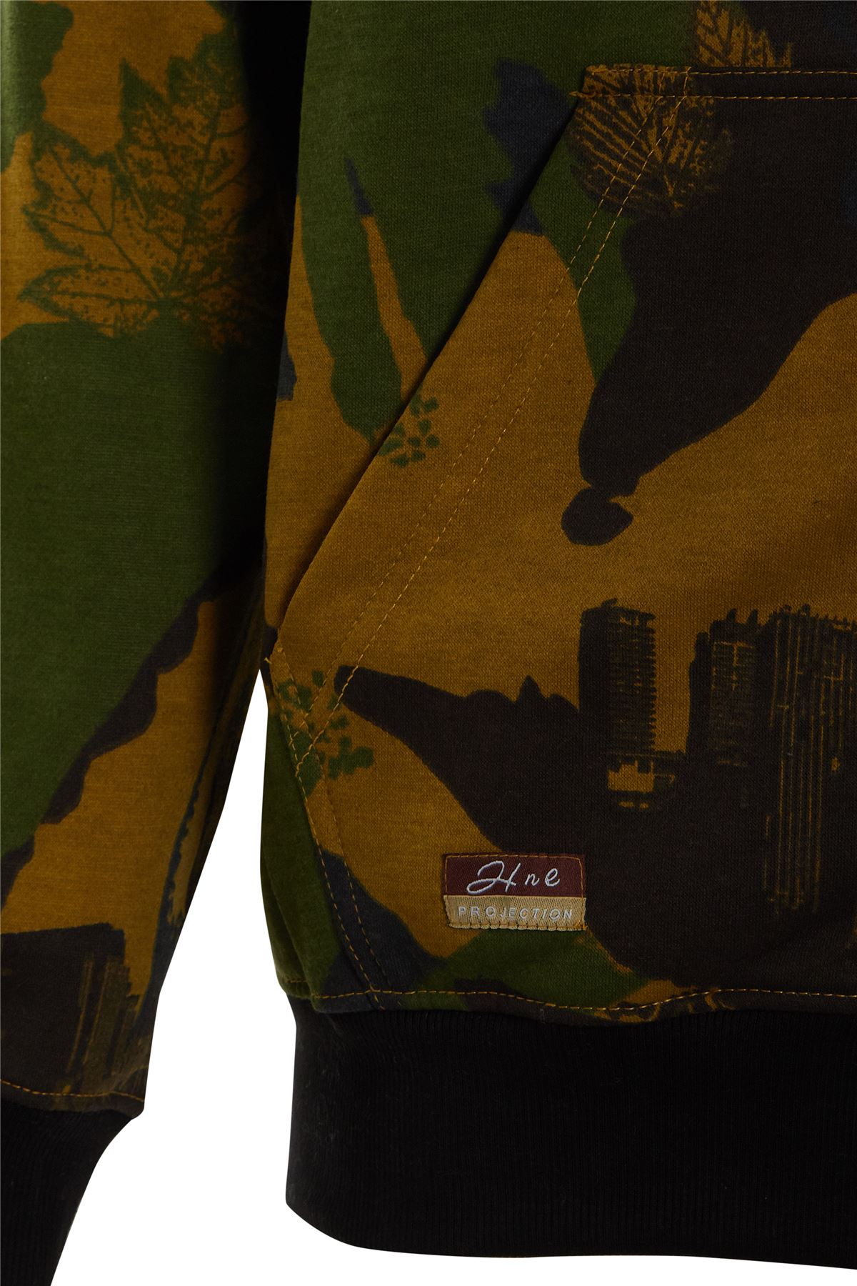 Para Hombre Chicos Camuflaje Polar Ejército Con Capucha Capucha HNL Corredores Chándal Tamaño inferior