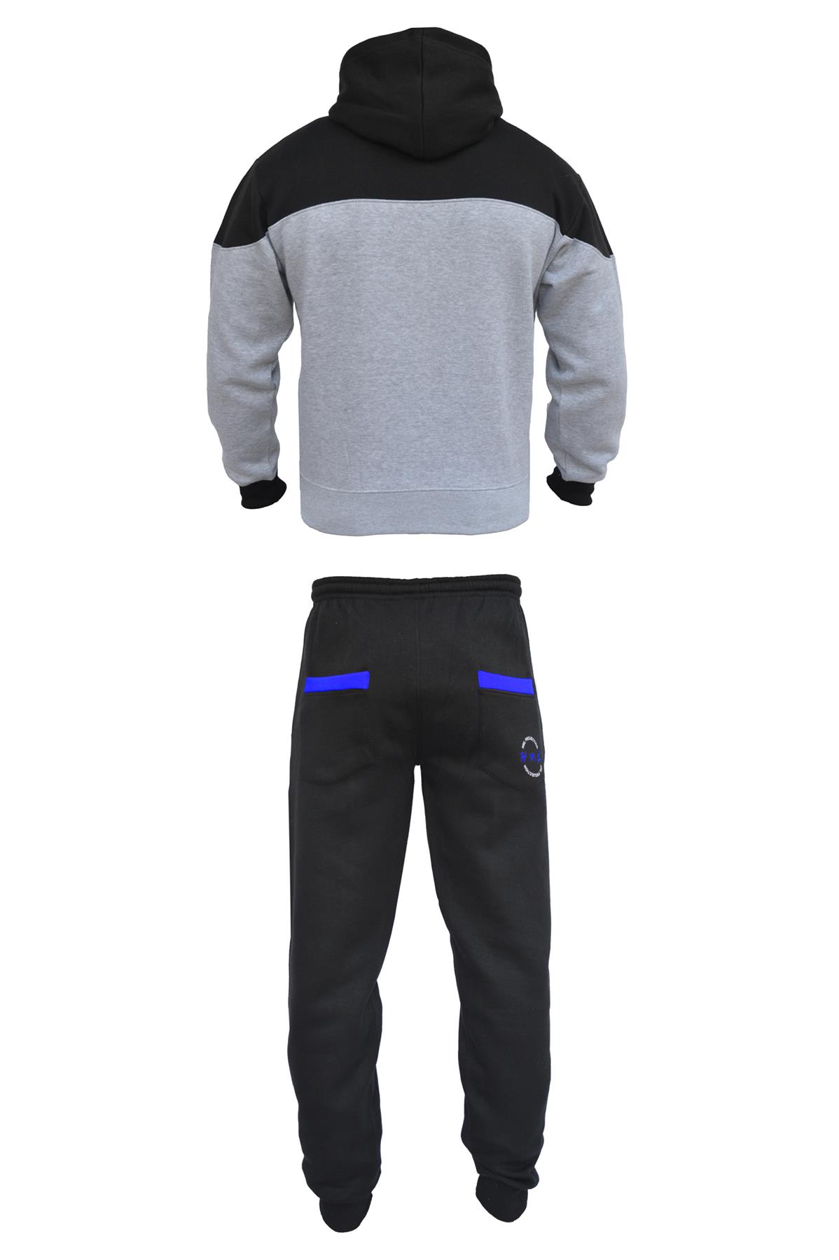 Kids HNL Contrast Tracksuit Colour Block Boys Hooded Joggers Bottoms Size
