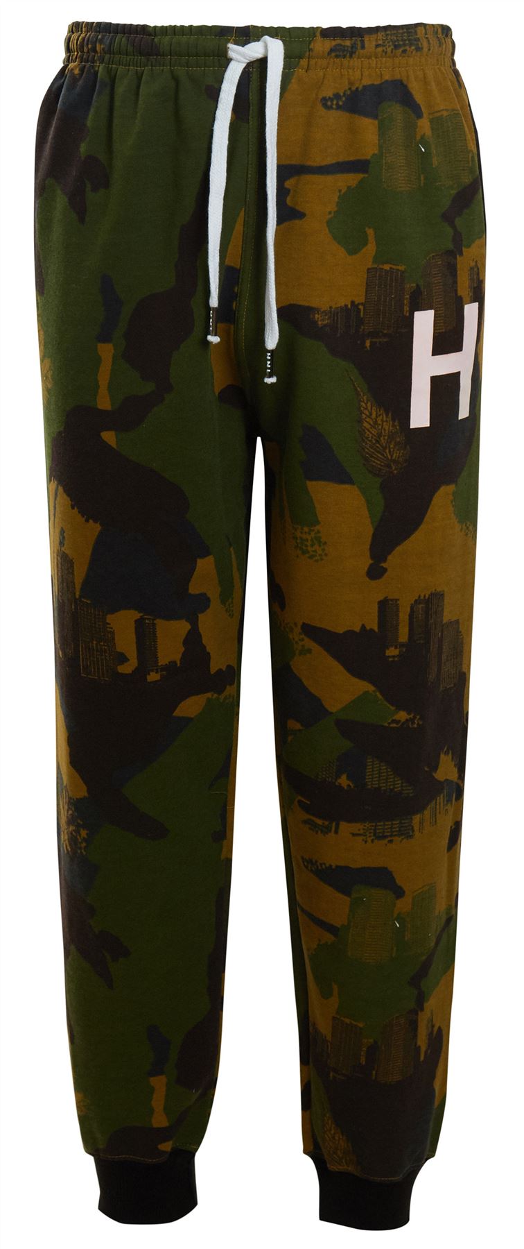 Boys Mens HNL Camouflage Hood Fleece Army Hooded Joggers Bottom Tracksuit Size