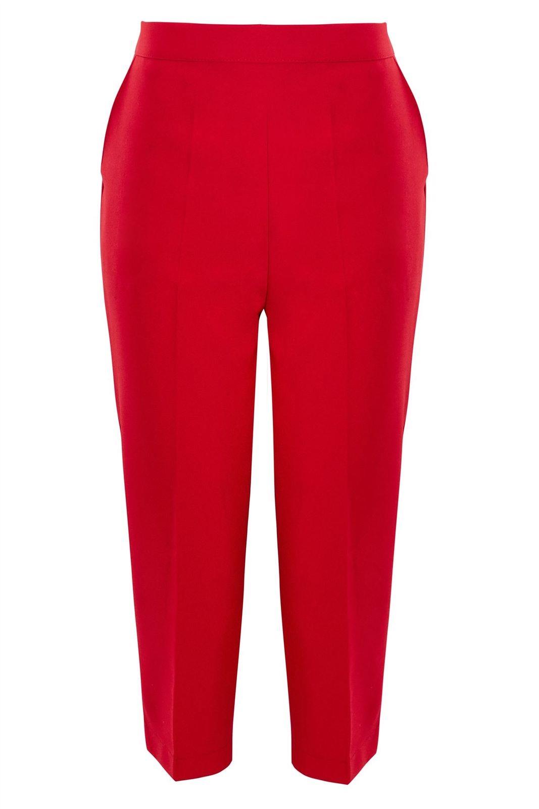 Womens 3//4 Half Elasticated Trouser Capri Cropped Stretch Summer Pants