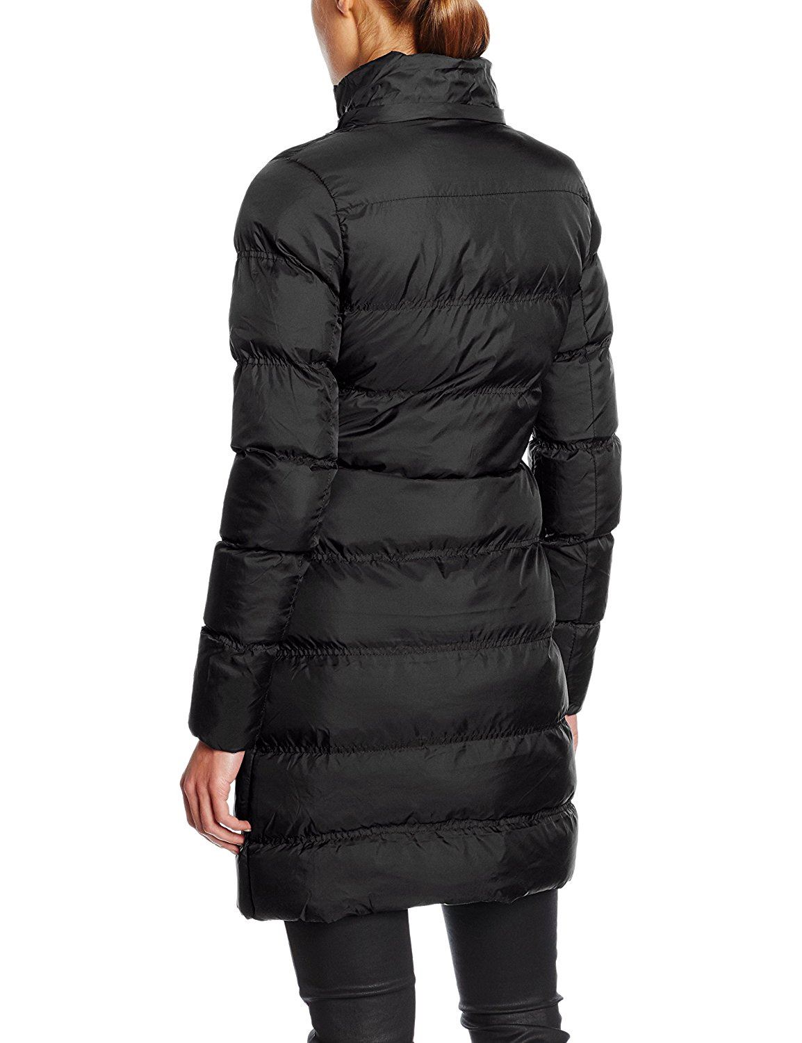 Da Donna Trapuntato Imbottito BUBBLE Cappuccio foderato in pelliccia sintetica caldo ZIP spessa Parka