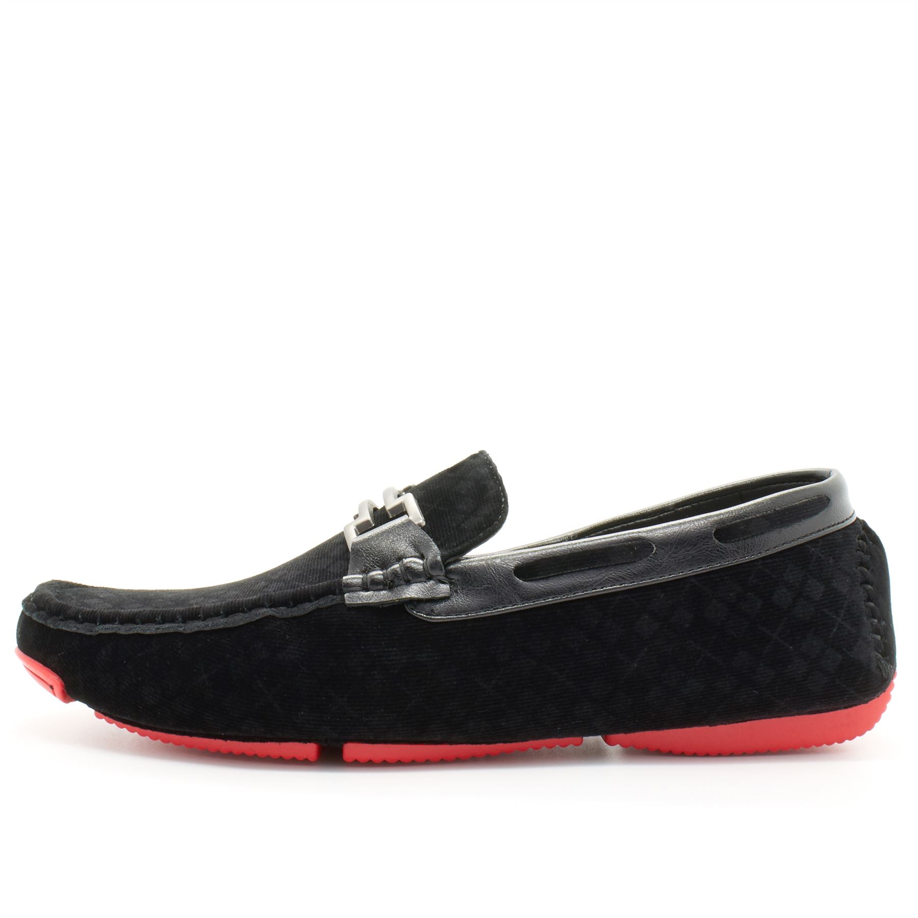 New Mens Faux Suede Casual Loafers Italian Slip On Driving Shoes Moccasins UK