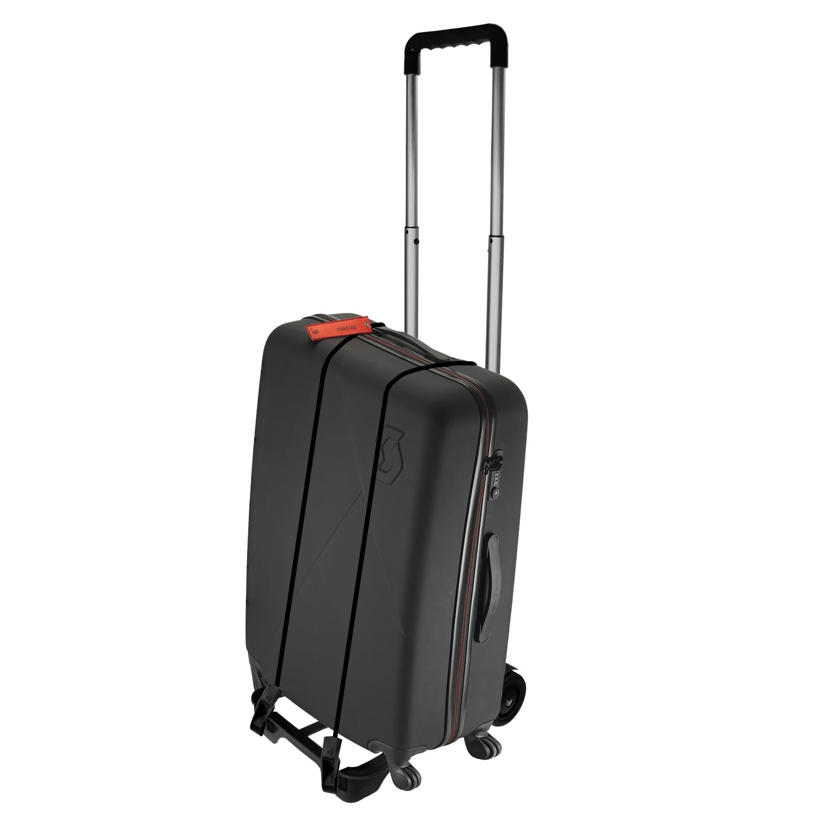 New Collapsible Luggage Trolley Folding Cabin Suitcase Bag Shopping Cart Wheels