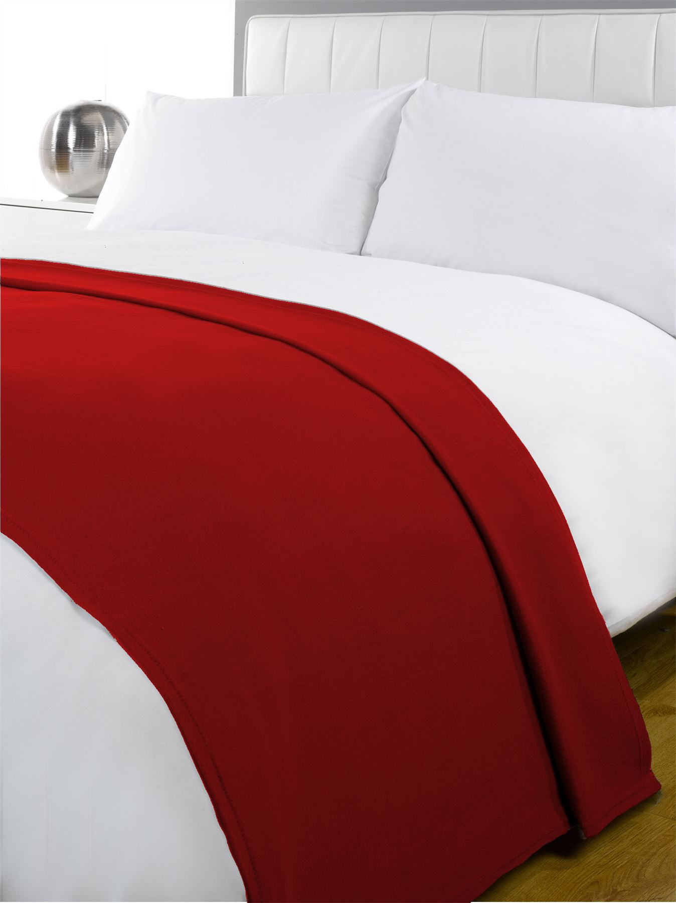 New Luxury Soft Fleece Blanket Warm Sofa Throw Single Double Bed Super Colours
