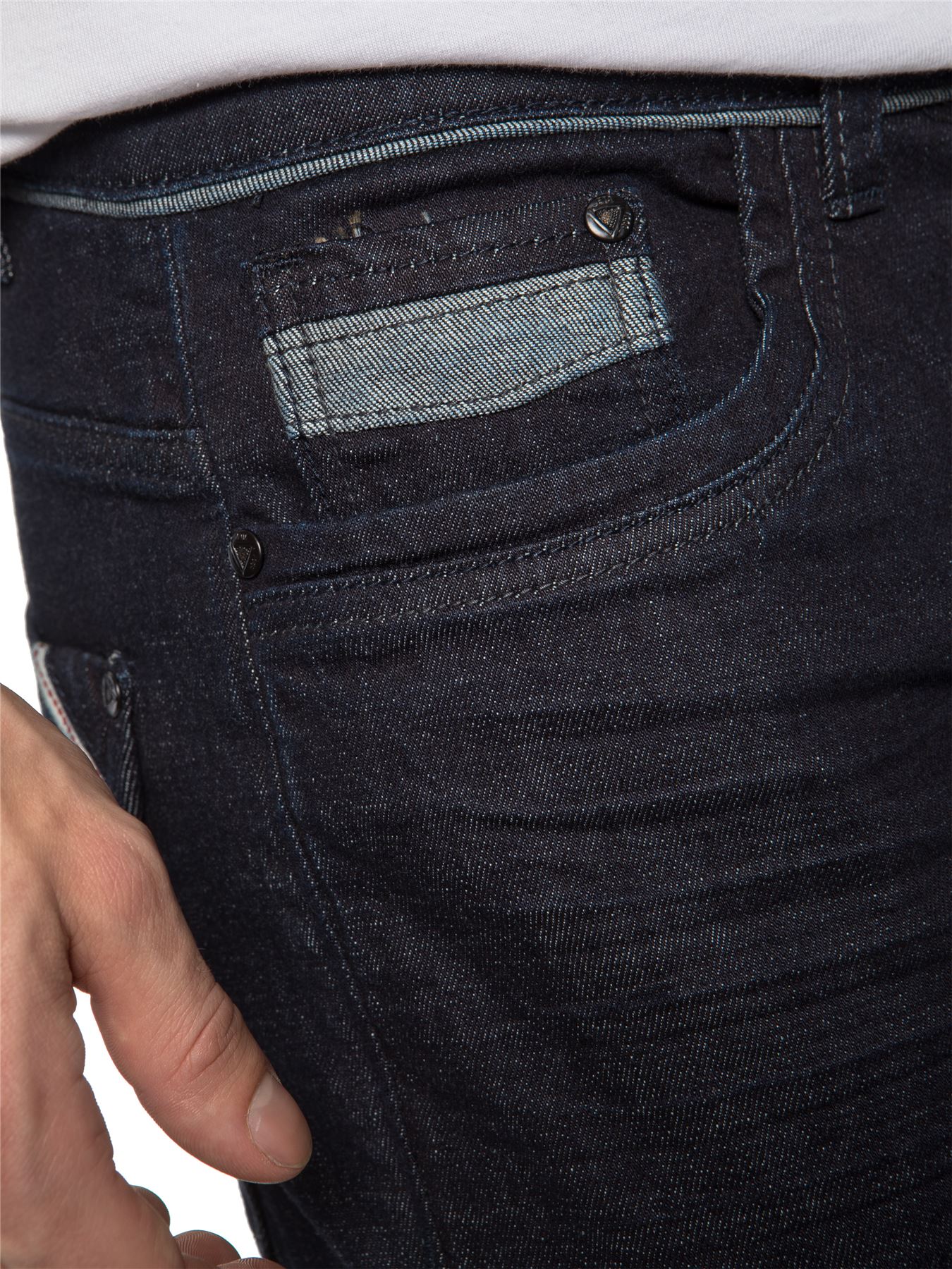Mens ETO Designer Slim Fit Blue Denim Trousers Pants Jeans All Waist Sizes