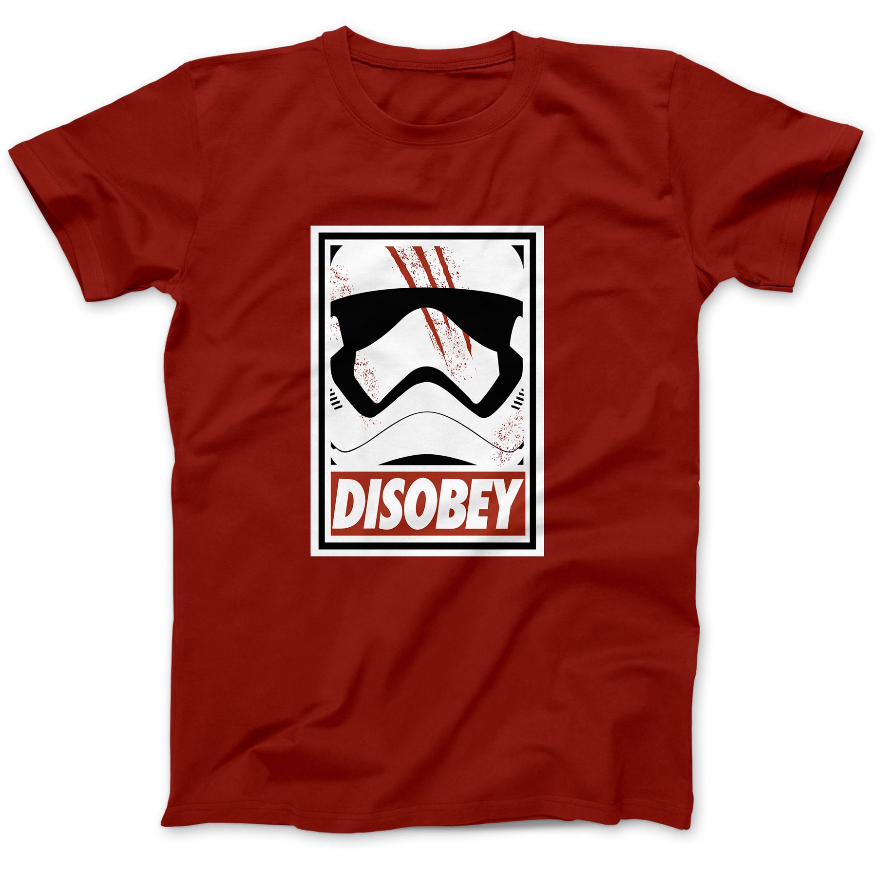 Disobey Trooper T-Shirt 100/% Premium Cotton Gift Present Star