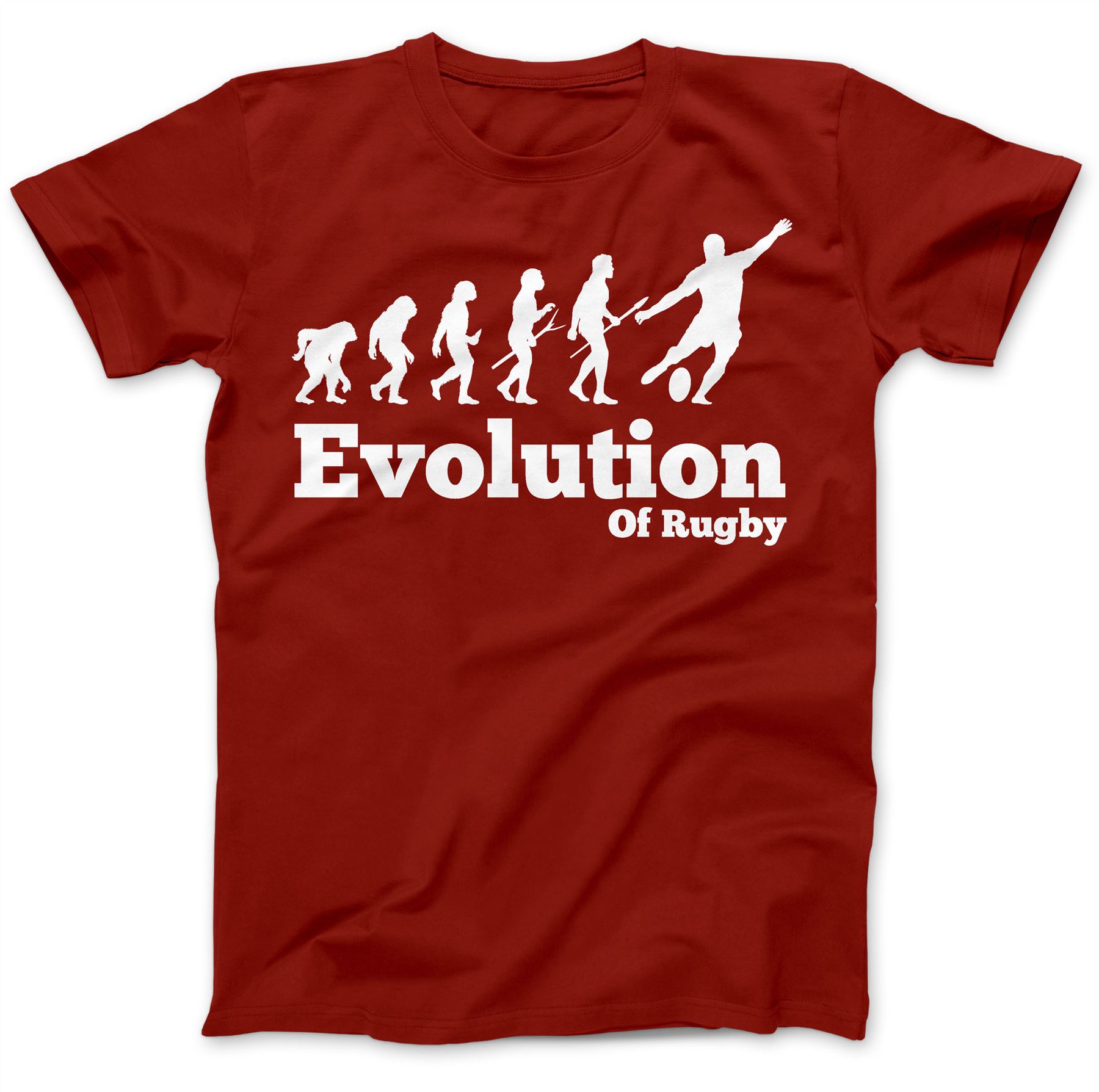 Rugby Player Evolution 6 Six Nations T-Shirt 100/% Premium Cotton Gift Present