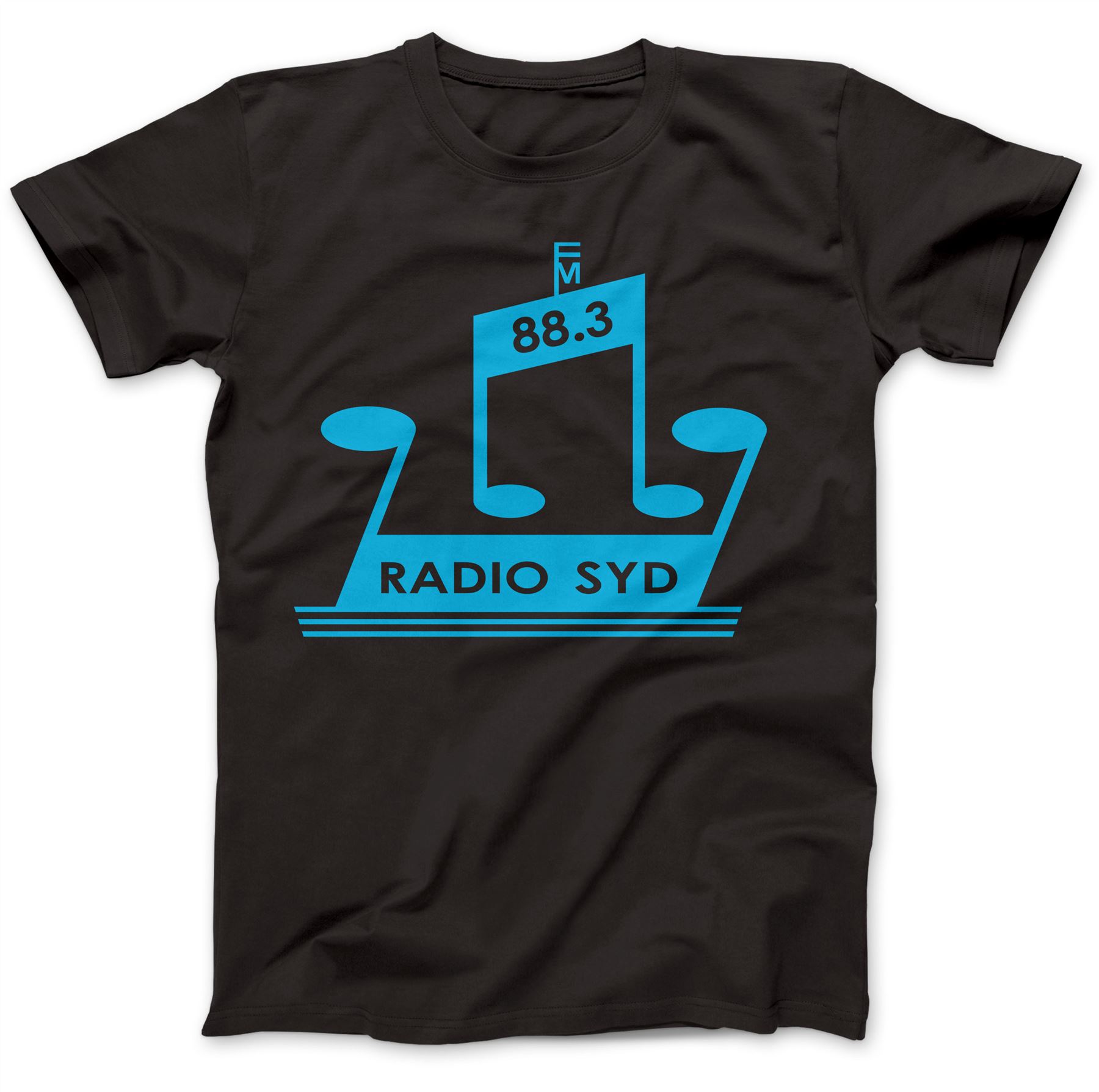 Radio Syd 88.3 As Worn By Brian Jones T-Shirt 100/% Premium Cotton Stones