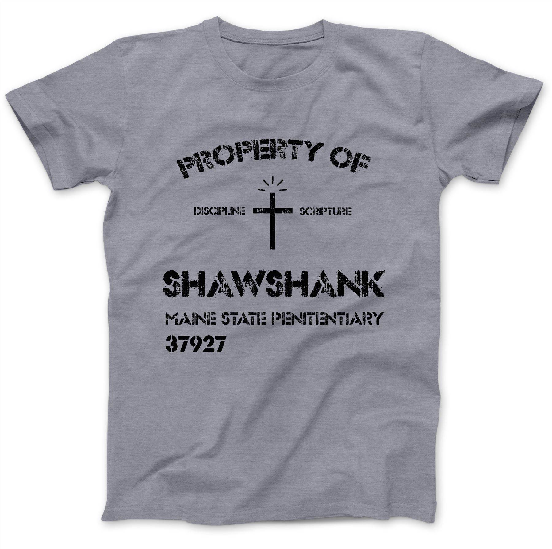 Shawshank Penitentiary T-Shirt 100/% Premium Cotton Redemption