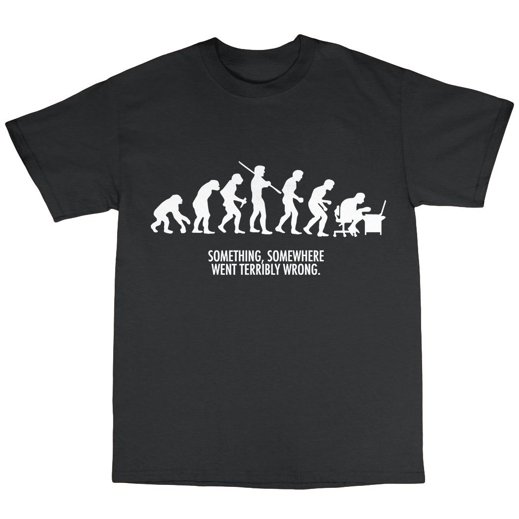 Evolution T-Shirt 100/% Cotton Funny Present Gift Geek Nerd