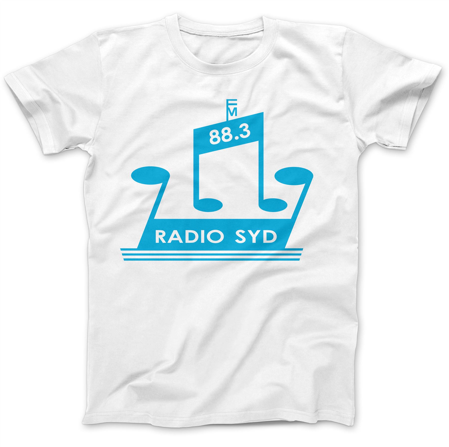 Radio Syd 88.3 As Worn By Brian Jones T-Shirt 100/% Premium Cotton Stones